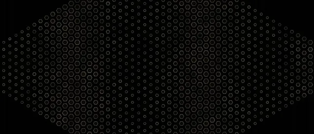 21:9 Ultrawide | 60fps Hexagon Vortex Screensaver | VJ Loop Neon Abstract