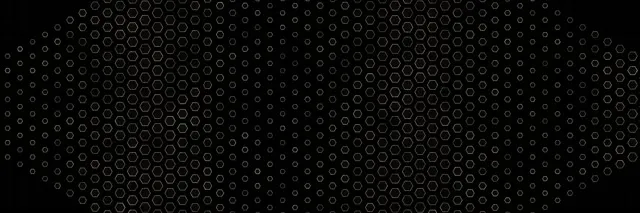 3:1 Triple Wide | 60fps Hexagon Kaleidoscope Screensaver | VJ Animation Tech Loop