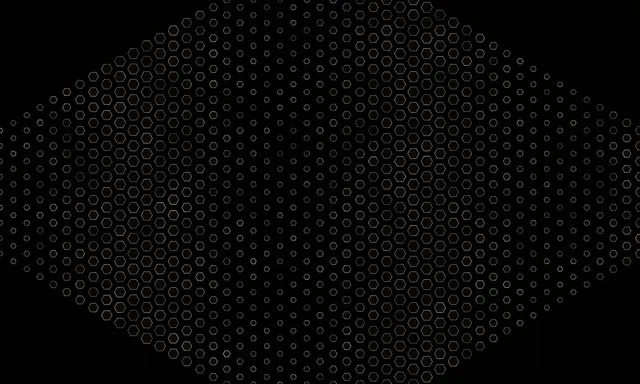 5:3 Wide | 60fps Hexagon Vortex Screensaver | Motion Background Neon Abstract