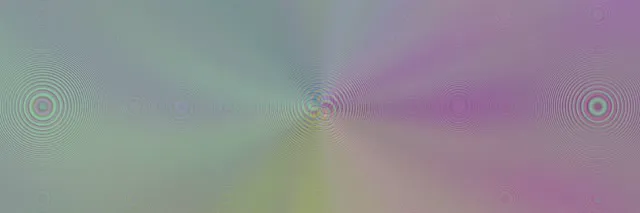 3:1 Triple Wide | 60FPS Kaleidoscope Screensaver | Motion Background Rainbow Gradient Circles