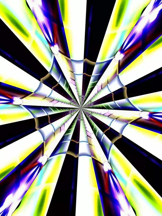 neon tunnel 3:4 ipad portrait 60fps screensaver motion background geometric