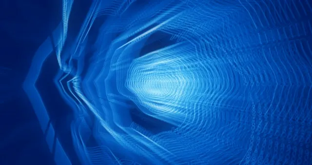 4k uhd 60fps screensaver neon tunnel vj loop blue spiral