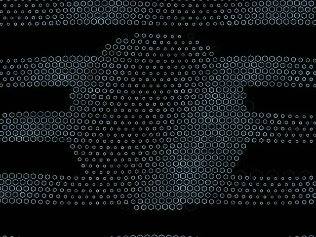 4:3 Classic 60fps Neon Tunnel Screensaver VJ Animation | Blue Geometric