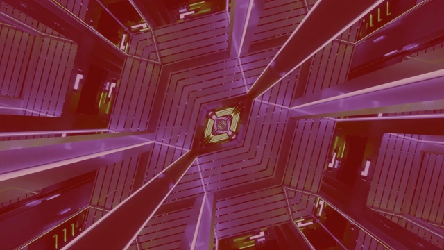 Neon Tunnel Green Screensaver 4K UHD 60fps VJ Loop PC