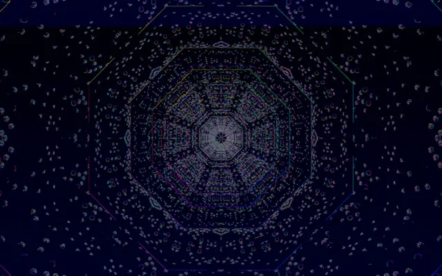 neon tunnel 16:10 macbook 60fps screensaver live wallpaper blue diamond