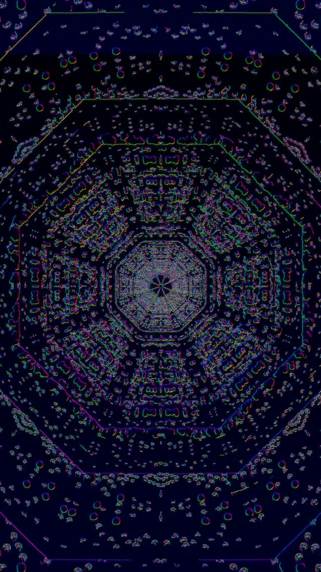 neon tunnel 9:16 reels 60fps screensaver motion background pink spiral