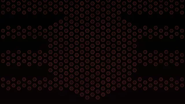 4K UHD 60FPS Red Hexagon Honeycomb Screensaver | VJ Loop Motion Background