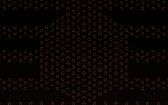 16:10 MacBook 60FPS Hexagon Tunnel Screensaver | Live Wallpaper VJ Neon Red