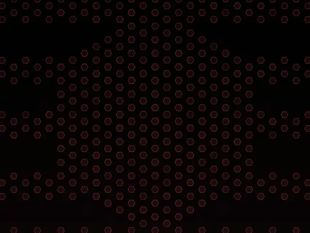 4:3 Classic 60FPS Red Honeycomb Hexagon Screensaver | VJ Loop Motion Edit