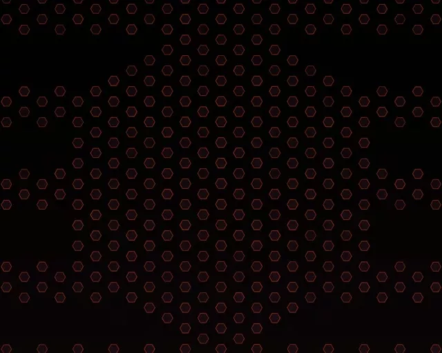 5:4 Industrial 60FPS Hexagon Tunnel Screensaver | Motion Background Red Neon VJ