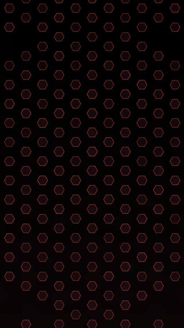 9:16 Reels 60FPS Hexagon Vortex Screensaver | Motion Background Red Neon Loop