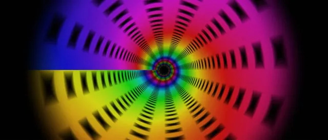 21:9 Ultrawide | 60fps Neon Kaleidoscope Screensaver Motion Background Rainbow