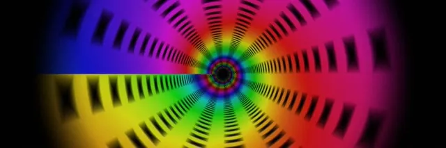 3:1 Triple Wide | 60fps Kaleidoscope Screensaver Background for Edits Neon