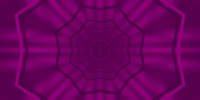 neon tunnel 2:1 univisium 60fps screensaver purple hexagon motion background
