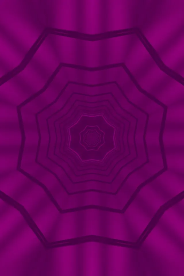 neon tunnel 2:3 photo portrait 60fps screensaver purple mandala vj loop