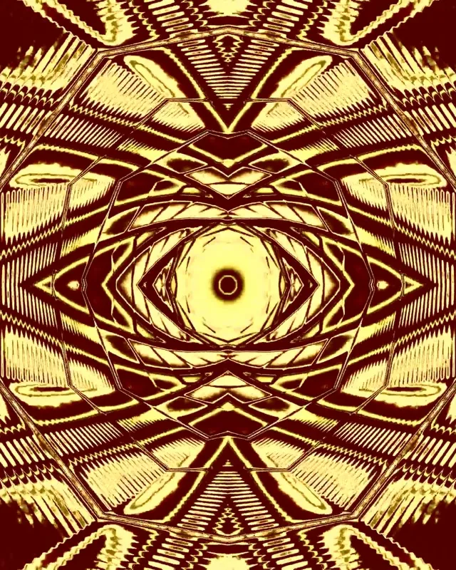 Golden Eye Neon Tunnel Screensaver 60fps 4:5 Instagram Vj Loop