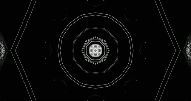 Black Neon Tunnel Screensaver 4k UHD 60fps Vj Loop PC