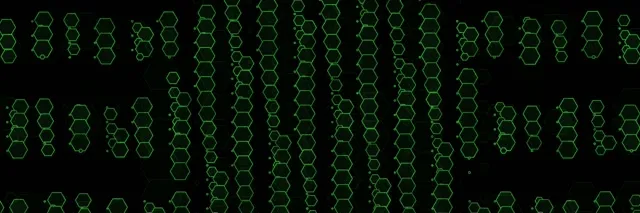 3:1 Triple Wide 60fps Screensaver Neon Tunnel Live Wallpaper Green Geometric