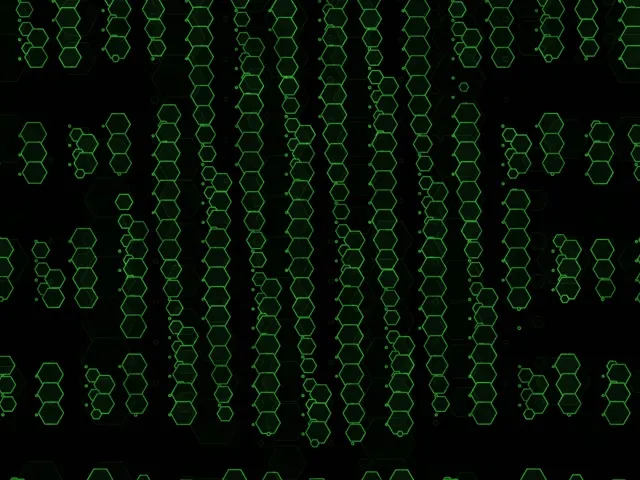 4:3 Classic 60fps Screensaver Neon Tunnel Live Wallpaper Green Shapes