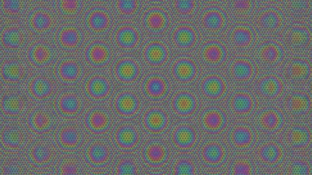 10 hours 4K UHD 60fps Magenta Cyan Hexagon Kaleidoscope Screensaver Windows 10 VJ Loop