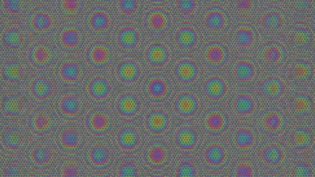 10 hours 4K UHD 60fps Magenta Cyan Hexagon Kaleidoscope Screensaver Windows 10 VJ Loop