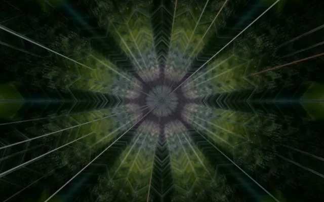 Neon Tunnel Expanding Grid Vortex | 16:10 MacBook 60fps VJ Loop Screensaver