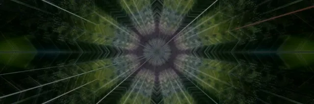 Neon Tunnel Herringbone Vortex 3:1 Triple Wide 60fps VJ Loop Screensaver