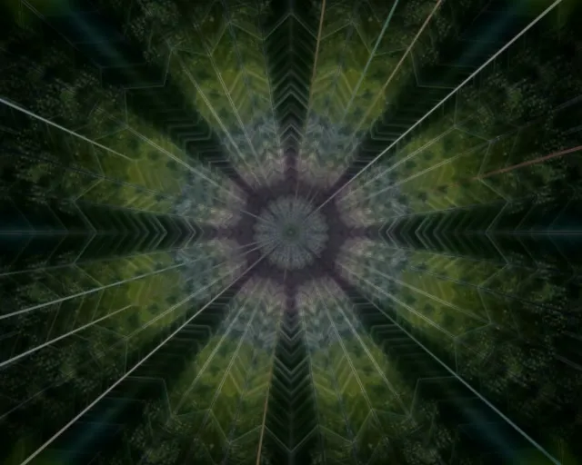 5:4 Industrial Neon Tunnel 60fps Screensaver VJ Loop Radiating Chevron Vortex
