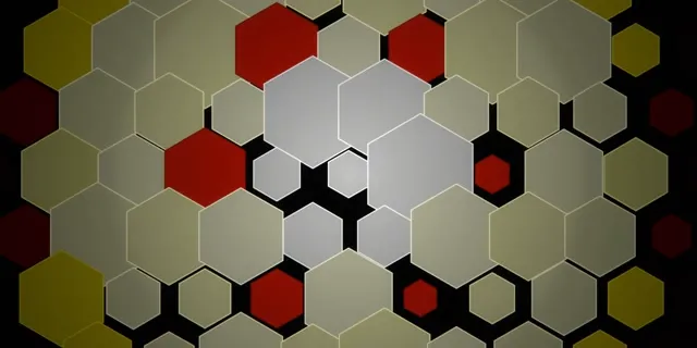 2:1 Univisium Hexagon 60fps Screensaver Background for Edits Tiles