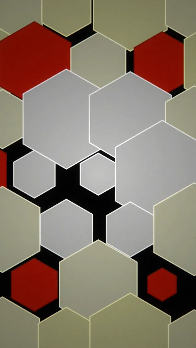 9:16 Reels Hexagon 60fps Screensaver VJ Animation Neon Geometric