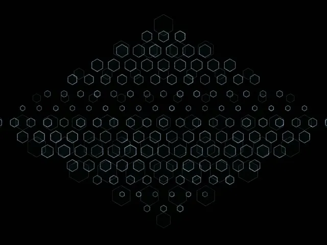 4:3 Classic 60fps Screensaver Neon Tunnel VJ Animation Hexagon Pattern