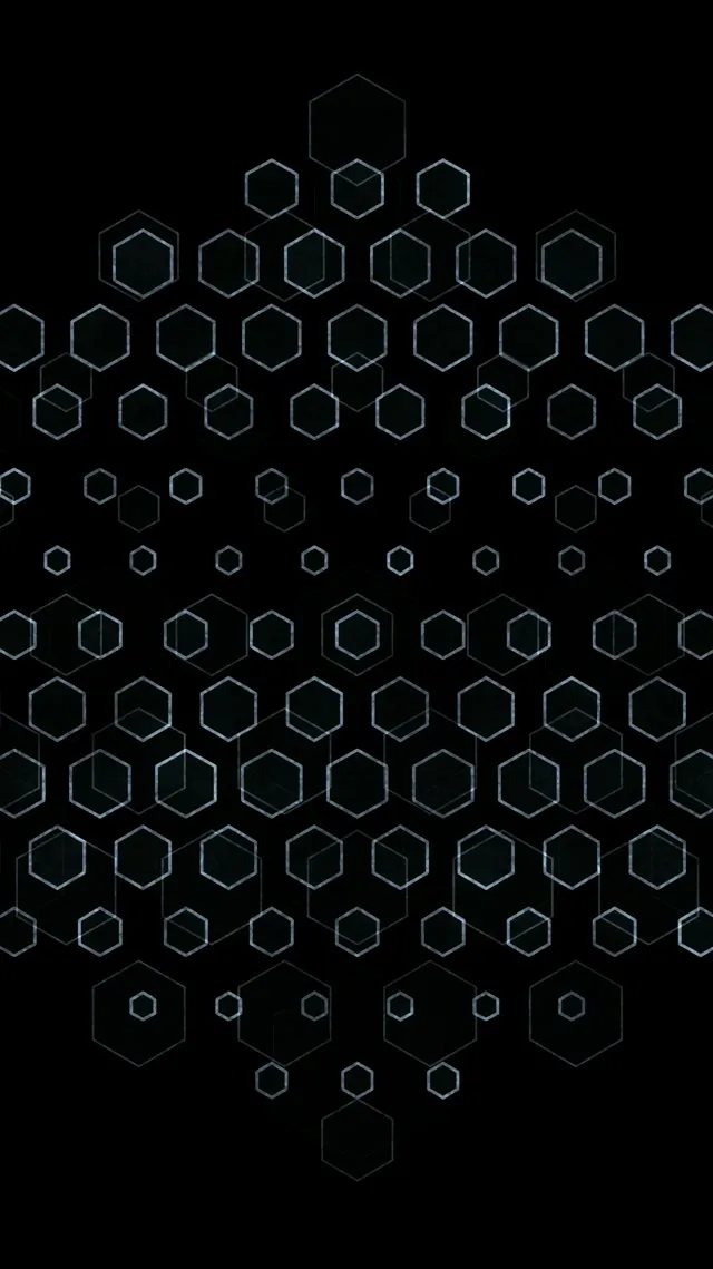 9:16 Reels 60fps Screensaver Neon Tunnel VJ Animation Geometric Hexagons