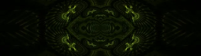 32:9 super ultrawide neon tunnel 60fps screensaver green fractal vj animation
