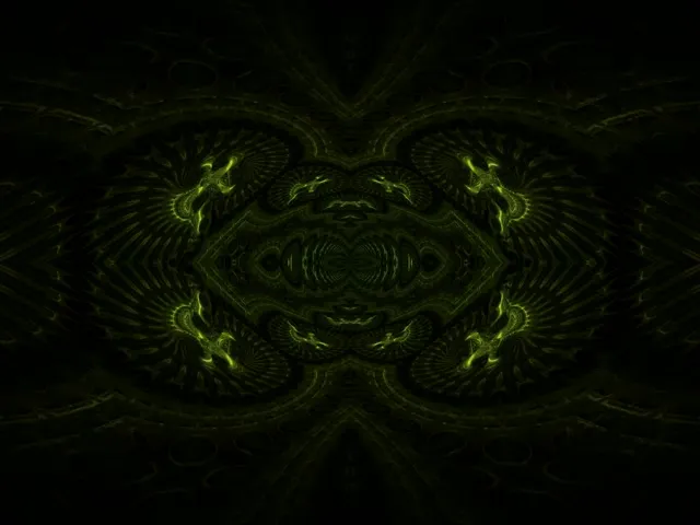 4:3 classic neon tunnel 60fps screensaver green pulsating motion background
