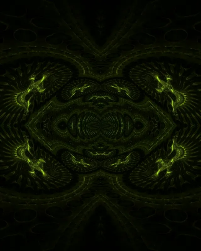 4:5 instagram neon tunnel 60fps screensaver green triangular vj animation burst