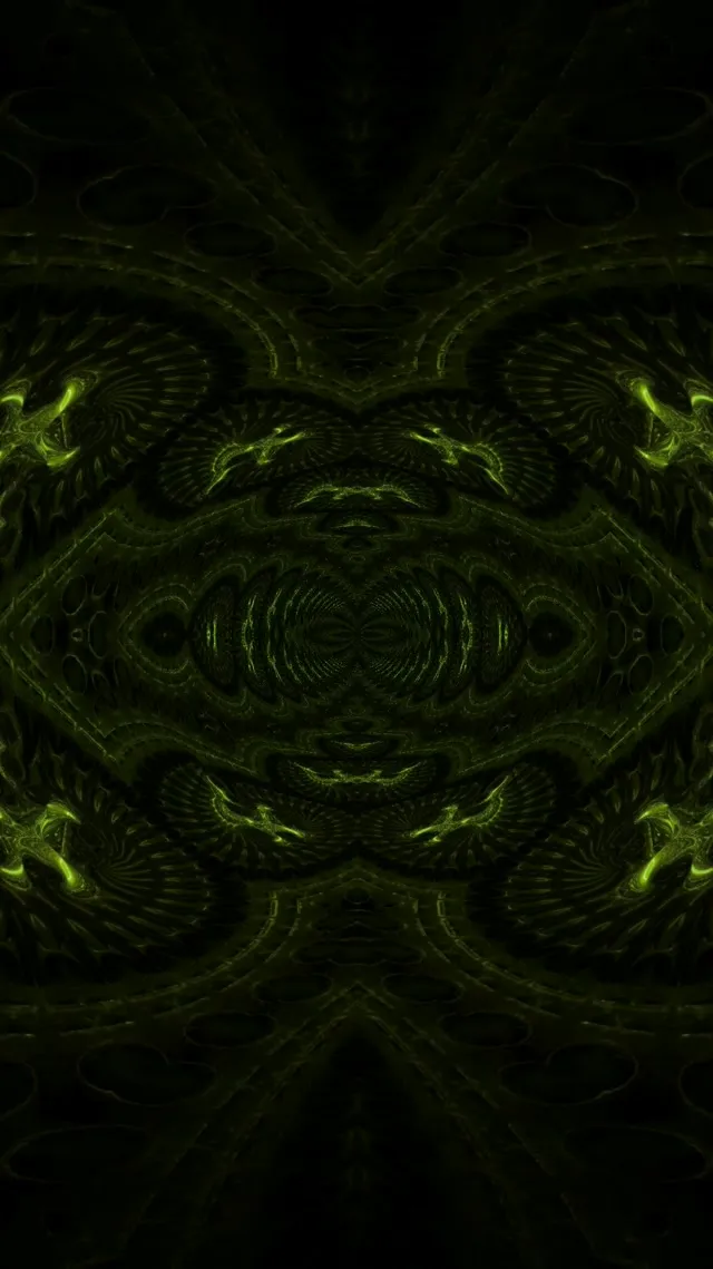 9:16 reels neon tunnel 60fps screensaver green geometric motion background