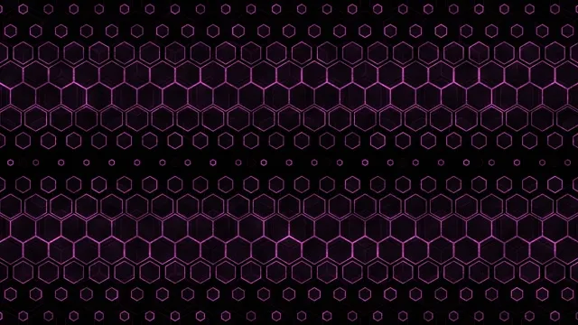 10 hours 4K UHD 60fps Screensaver PC Neon Tunnel VJ Loop Purple Hexagon