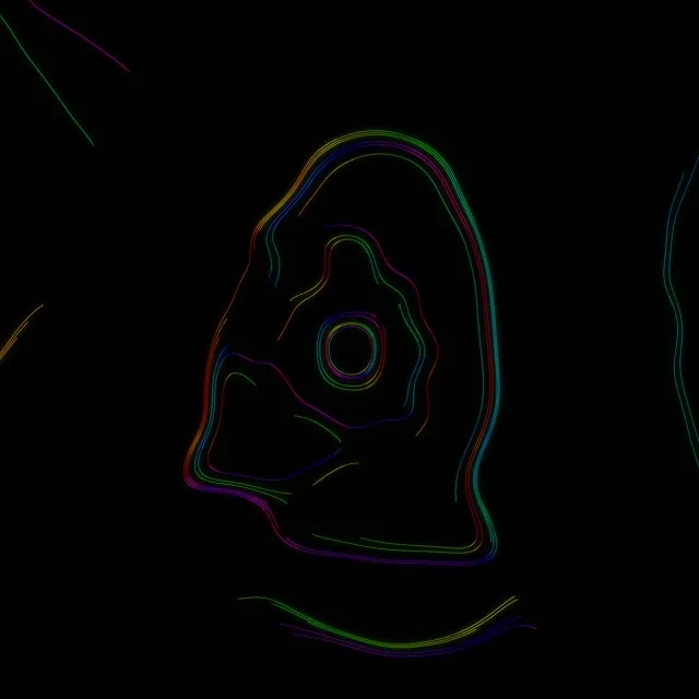 Neon Tunnel Concentric Circles Vortex 1:1 Square 60fps Screensaver VJ Loop