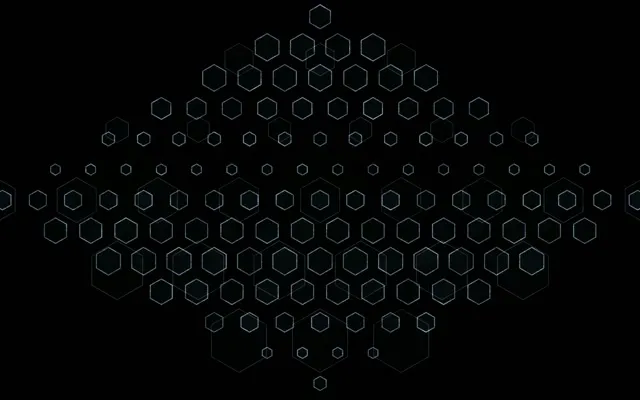 16:10 MacBook 60fps neon tunnel screensaver - hexagon background for edits