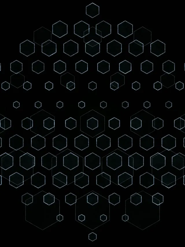 3:4 iPad Portrait 60fps neon tunnel screensaver - geometric hexagon VJ animation