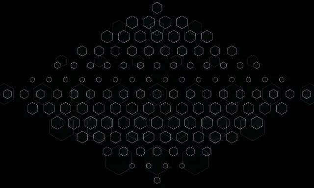 5:3 Wide 60fps neon tunnel screensaver - hexagon motion background