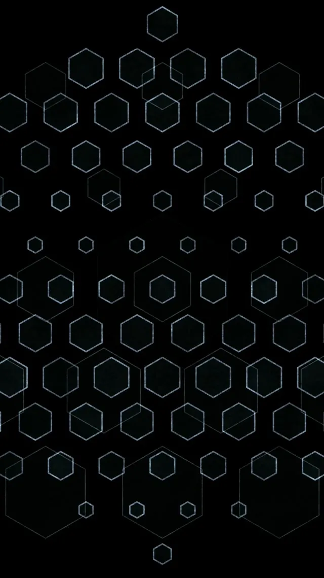 9:16 Reels 60fps neon tunnel screensaver - geometric hexagon VJ animation