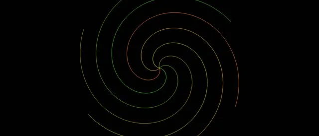 21:9 Ultrawide | 60fps Neon Spiral Screensaver | Colorful Motion Background