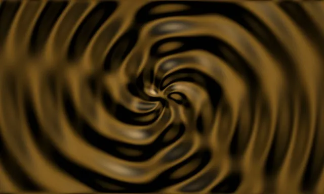 5:3 Wide | 60FPS Gold Spiral Vortex Screensaver VJ Animation Loop