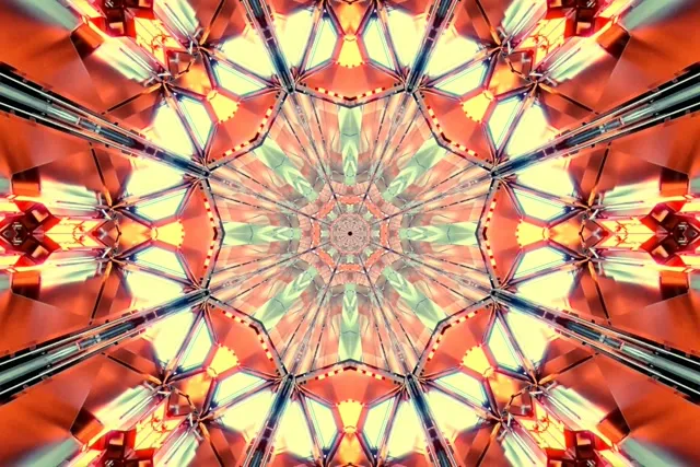 neon tunnel 3:2 surface 60fps screensaver motion background pink cyan fractal tunnel