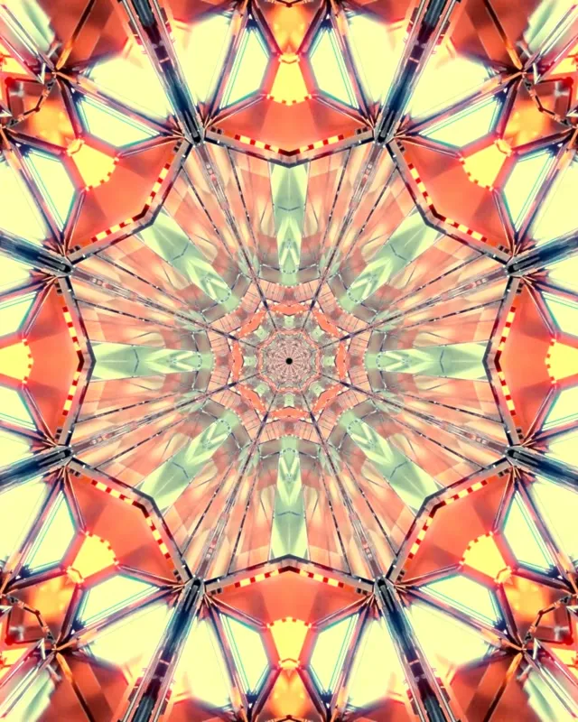 neon tunnel 4:5 instagram 60fps screensaver live wallpaper pulsating crimson geometry