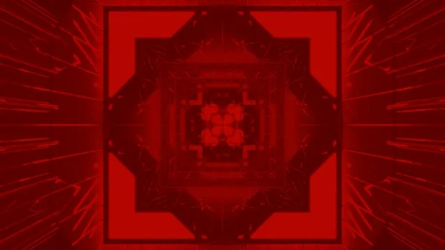 Crimson Neon Tunnel Screensaver 4K 60FPS Motion Background