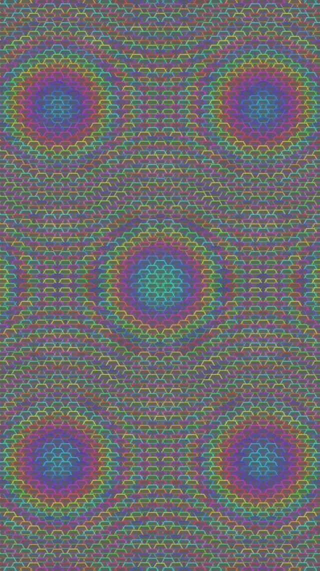 9:16 Reels 60fps Magenta Purple Starburst Morphing VJ Animation Screensaver