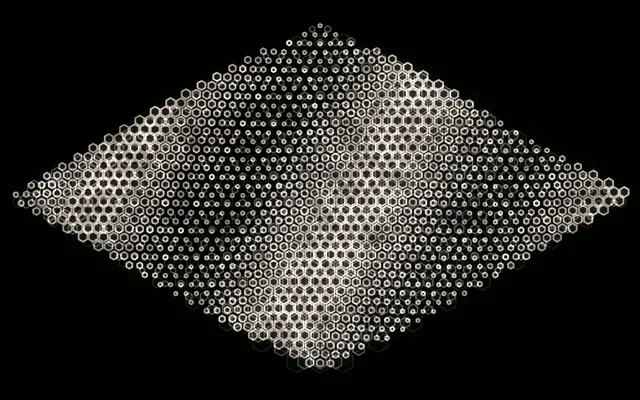 16:10 MacBook 60FPS Hexagon Kaleidoscope Screensaver VJ Loop Neon