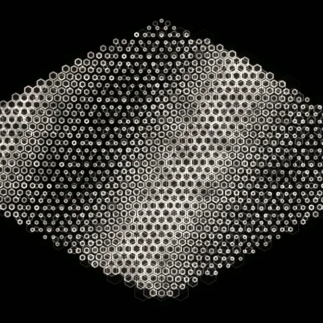 1:1 Square 60FPS Hexagon Kaleidoscope Screensaver Live Wallpaper